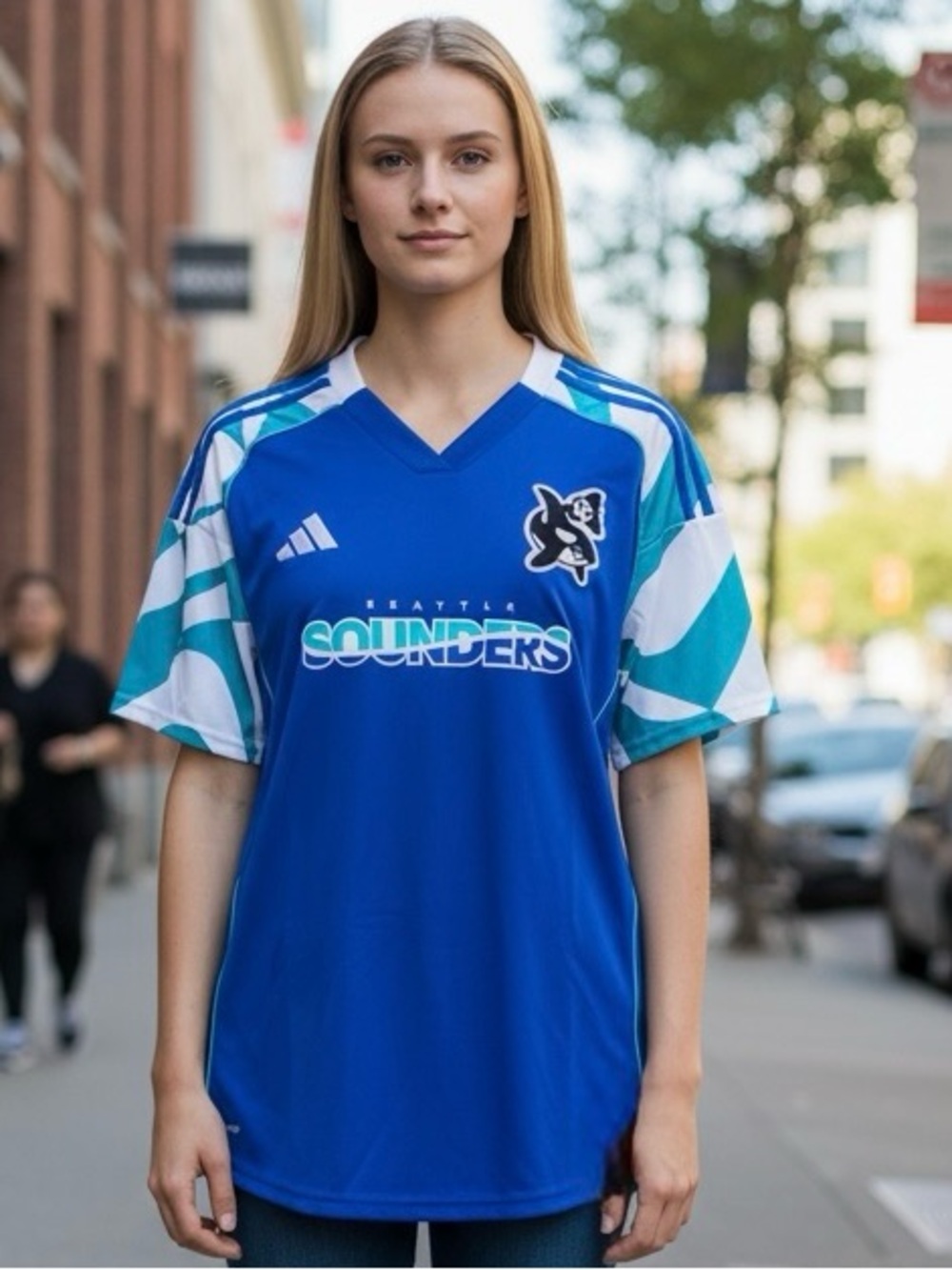 NWOT $110 Adidas Seattle  Sounders FC 2025 Archive Jersey  Large